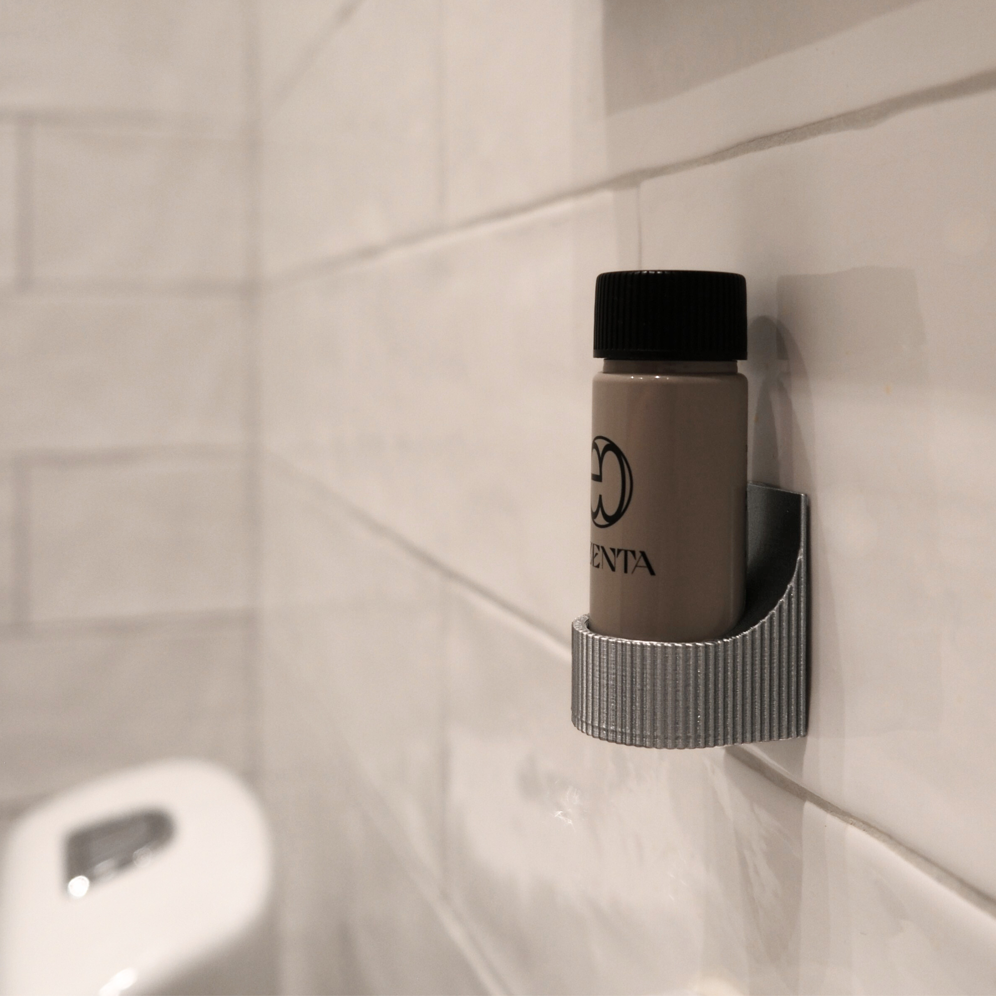 EC VÄGGHÅLLARE MINI SILVER